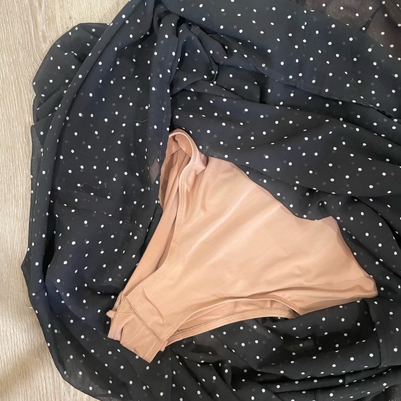 For Love And Lemons Black Sheer Polka Dot Maxi Dress - Picture 11 of 11